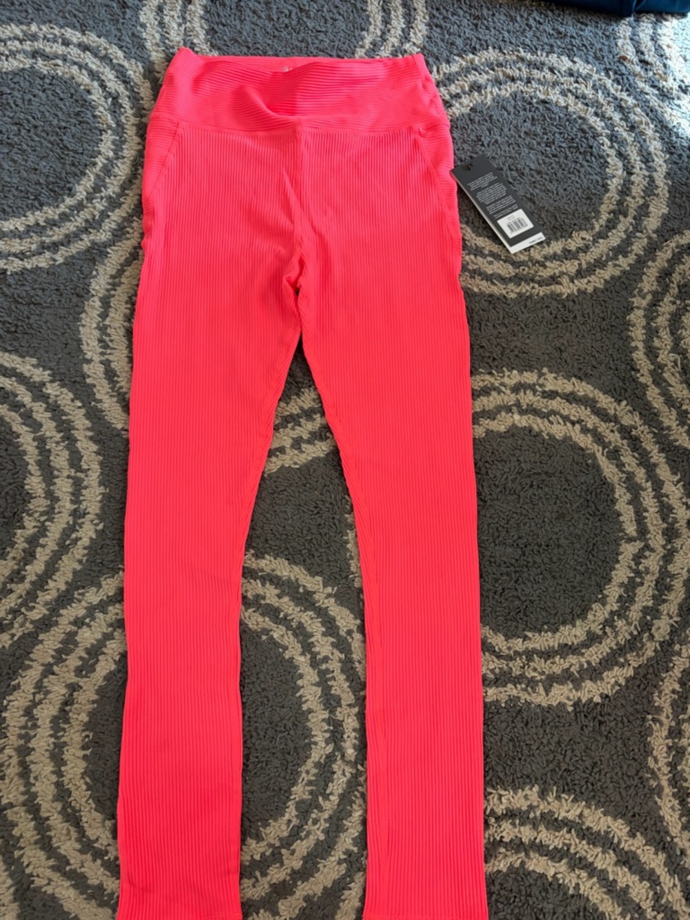 Glyder Bright Pink Ribbed Leggings